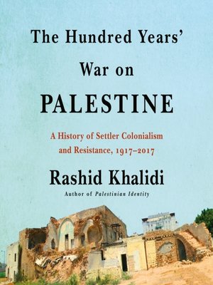 cover image of The Hundred Years' War on Palestine